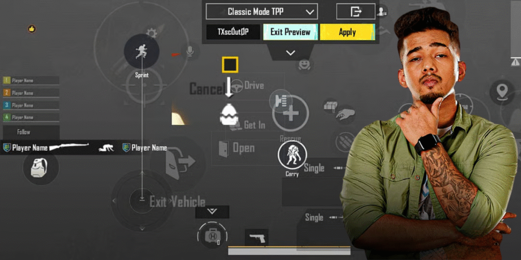Sensitivity Settings of Scout BGMI ID